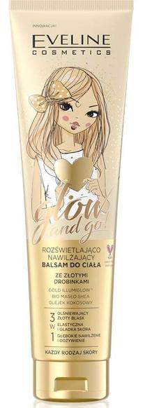 Kūno balzamas Eveline Glow And Go, 150 ml