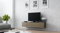 TV staliukas Cama Meble Vigo 140, smėlio, 140 cm x 30 cm x 40 cm