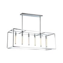 Valgusti lagi Britop Telaio, E27, 6 x 60 W, kroom v. / kroom v.