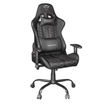 Spēļu krēsls Trust Resto GXT 708, 66 x 74 x 127 - 134 cm, melna krās.
