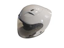 Motociklininko šalmas YM-637, M (57-58 cm), balta sp.
