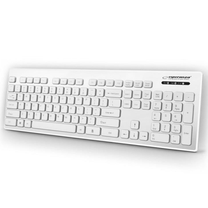 Laidinė kompiuterio klaviatūra Esperanza EK130W, EN, mėlyna sp./balta sp.