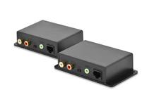 Adapteris Assmann Professional DS-56100 RCA female x 2, RJ-45, melna krās.