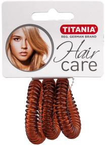 Резинка для волос Titania, коричневый цв., 3 шт.