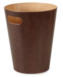Šiukšliadėžė Umbra Woodrow, ruda sp., 7.5 l, 28 cm x 23 cm
