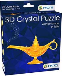 3D пазл HCM Kinzel Aladdins Magic Lamp 59186, 54 шт., желтый цв.