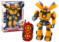 Радиоуправляемый робот Super Tyrant Wasp, 23 см, желтый цв.