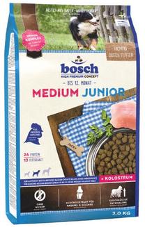 Сухой корм для собак Bosch PetFood Medium Junior, мясо птицы, 3 кг