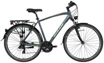 Dviratis turistinis Bisan TRX8100, 28 ", 21" rėmas, mėlyna sp./balta sp.