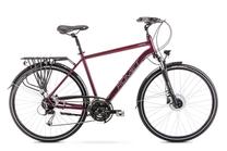 Velosipēds tūristu Romet, 28 ", 21" rāmis, violeta krās.