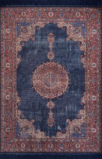 Ковер Conceptum Hypnose Blues Chenille AL 87, многоцветный/темно-синий цв., 230 см x 150 см