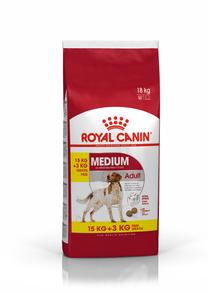Sausas šunų maistas Royal Canin, vištiena/kiauliena SHN Medium Adult, 15+3 kg