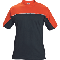 Marškinėliai vyrams Australian Line Emerton, juoda sp./oranžinė sp., 4XL dydis