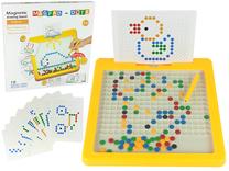Магнитная игра Lean Toys Magpad Dots, многоцветный
