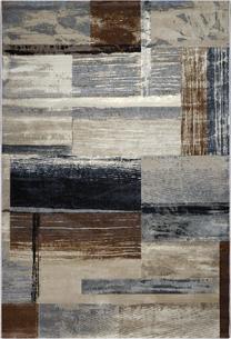 Paklājs Domoletti Argentum, pelēka krās./brūna krās., 120 cm x 170 cm
