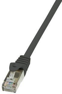 Laidas Logilink CAT 5e Patchcord F/UTP RJ-45 8P8C, RJ-45 8P8C, 7.5 m, juoda sp.