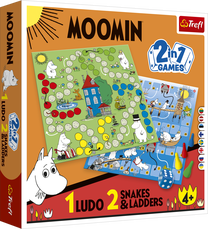 Stalo žaidimas Trefl Moomin Ludo + Snakes&Ladder