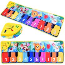 Коврик для занятий спортом Jokomisiada Musical Mat With Animals And Numbers, 109 см x 36 см, многоцветный