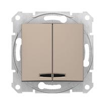 Slēdzis Schneider Electric Sedna SDN0300368, 2 kl, bēša krās.