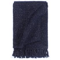Pledas VLX Throw Lurex, tamsiai mėlyna sp., 220 cm x 250 cm
