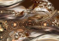 Fototapete Artgeist Jewel Of Bronze, 140 cm x 140 cm