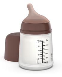 Bērnu pudelīte Suavinex Zero Zero, 180 ml, -, valriekstu krās.