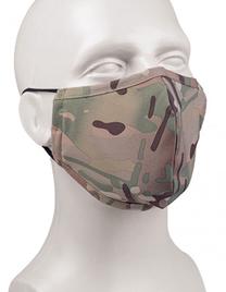 Atkārtoti lietojama maska Mil-tec Mask, brūna krās./zaļa krās.