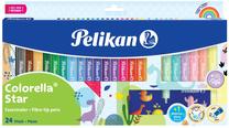 Flomasteriai Pelikan Colorella Star, vienpusiai, 24 vnt.