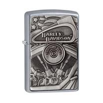 Šķiltava Zippo Harley-Davidson 29266, sudraba krās.