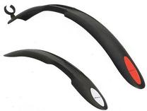 Purvasaugis Polisport, plastikas, juoda sp., 2 vnt.