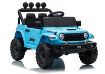 Bērnu elektroauto Lean Cars Jeep Rubicon DK-JWR558 24V, gaiši zila krās.