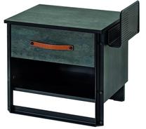 Naktinis staliukas Kalune Design Dark Metal 813CLK3504, įvairių spalvų, 52 cm x 54 cm x 40 cm