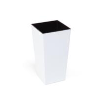 Puķu pods 541, plastmasa, 35 cm x 35 cm, Ø 35 cm, balta krās.