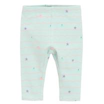 Леггинсы, повседневный, для девочек/для младенцев Cool Club CCG2801532, бирюзовый цв., 74 см