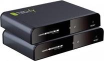 Разделитель Techly HDbitT HDMI Extender with IR on Cable Cat.5E/6 120m, черный цв.