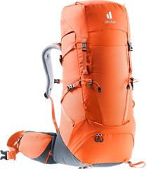 Kelioninis krepšys Deuter Aircontact, oranžinė sp./grafito sp., 45 l