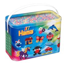 Mozaika Hama Beads Pastel Mix, įvairių spalvų