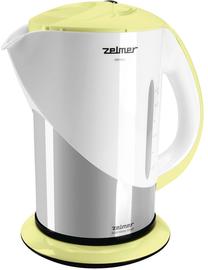 Elektriskā tējkanna Zelmer ZCK0277E 332.2, 1.7 l, balta krās./zaļa krās.