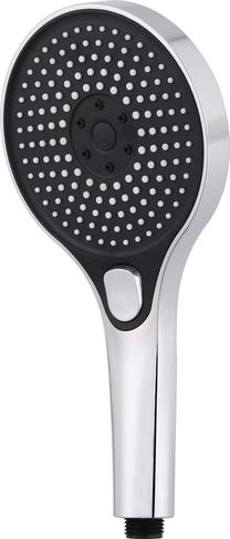 Dušas galviņa Domoletti DX6201YC, melna krās./hroma krās., 13 cm