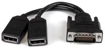 Адаптер StarTech DMS-59 - 2 x DisplayPort DMSDPDP1 DMS-59 female, 2 x DisplayPort female, 0.2 м, черный цв.