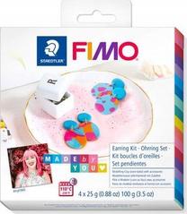 Papuošalų gamybos rinkinys Fimo Earring Kit, įvairių spalvų, 100 g