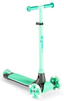 Детский самокат YVolution Kiwi, зеленый цв.