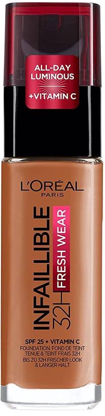 Skystas makiažo pagrindas L’Oréal Paris Infaillible Fresh Wear 32h SPF25, 340 copper, 30 ml