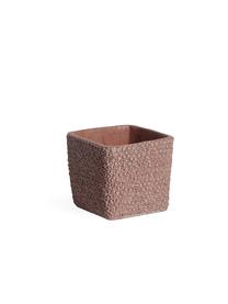 Gėlių vazonas Domoletti BTP07C, cementas, Ø 12 cm, raudona sp.