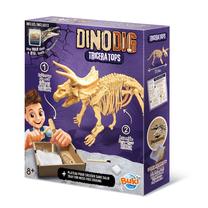 Kasinėjimo rinkinys Buki France Dino Dig Triceratops, ruda sp.