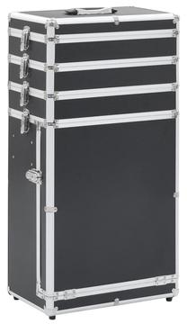 Lagaminas kosmetikai VLX With Casters 91812, juoda sp., 37 x 24 x 74 cm