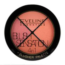 Vaigu ēnas Eveline 4in1 Blush Sensation, rozā krās./bēša krās., 12 g