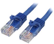 Кабель StarTech Cat5e 45PAT2MBL RJ-45, RJ-45, 2 м, синий цв.