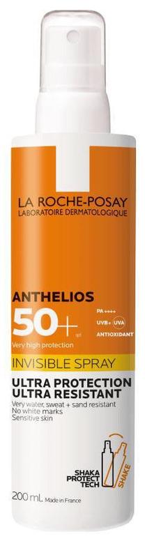 Päevituse hooldussprei La Roche Posay Anthelios Invisible SPF50, 200 ml