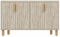 Konsoles galds Kalune Design Rodney, travertine krās., 29.6 cm x 120 cm x 73.6 cm